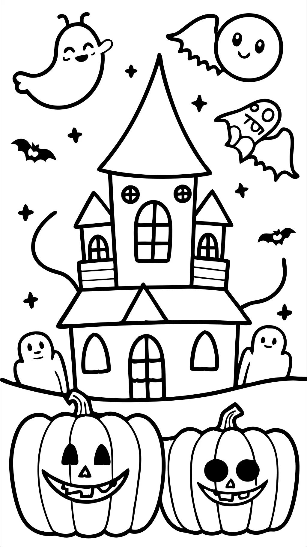 printable coloring pages for halloween